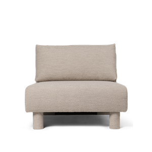 Ferm Living Dase Modul Sofa Center Zacht Bouclé/Natuurlijk