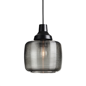 Design by Us New Wave Stripe Pendant Smoke-coloured