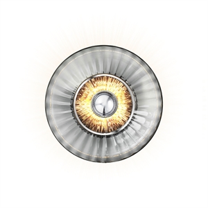 Design by Us New Wave Optic Wall Lamp Smoke