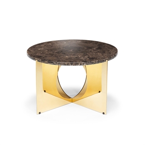 Design By Us This Is Art Salontafel Goud/ Bruin Marmer