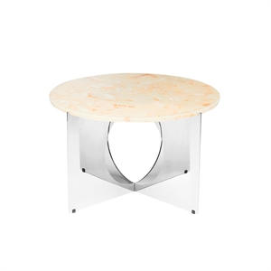 Design By Us This Is Art Salontafel Chroom/ Crème