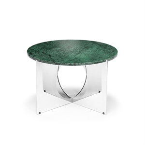 Design By Us This Is Art Salontafel Chroom/ Groen Marmer