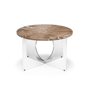 Design By Us This Is Art Salontafel Chroom/ Grijs Marmer
