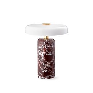 Design By Us Trip Draagbare Lamp Bourgondië Marmer/Glanzend Opaal