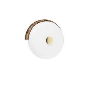 Design By Us Trip Wandlamp Donker Emperador Marmer/Glanzend Opaal