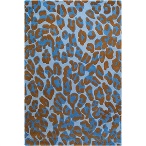 Decotique Luipaard Tapijt 250x350 cm Blauw