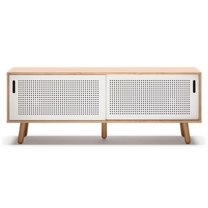 Department Ray TV-bank 150 cm Eiken/ Wit