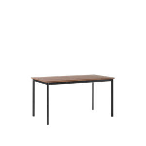 &Tradition Drip HW115 Eettafel L143 Zwart/Gelakt Walnoot