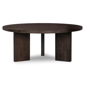 Decotique Eden Bijzettafel Ø90 Gerookt Eiken