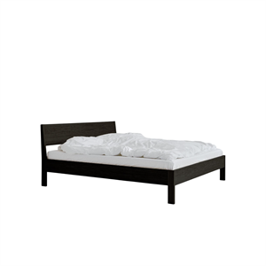 RYE Ejer Bedframe 160x210 Zwart Gebeitst Eiken