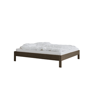 RYE Owner Bedframe zonder Hoofdeinde 160x210 Gerookt Eiken