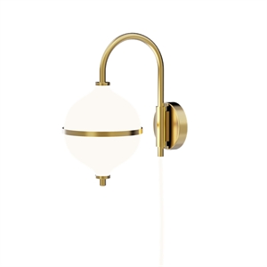 Rebello Eternal Moonlight Wandlamp Ø15 Wit Snoer