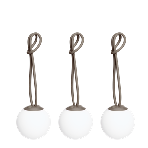 Fatboy Bolleke Mini Draagbare Lamp Set van 3 Taupe