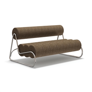 NORR11 Fave 2-zitsbank Chroom/Giada 09/1