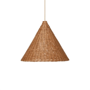 Ferm Living Dou Ø45 Hanglamp Naturel met Snoer 4m