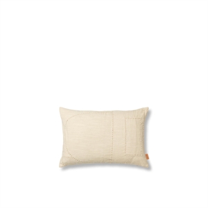 Ferm Living Darn Kussen Rechthoekig 40x60 cm Naturel