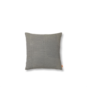 Ferm Living Darn Kussen 50x50 cm Blauw Grijs