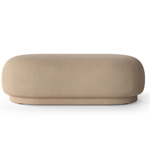 Ferm Living Rico Ottoman Geborsteld Zand