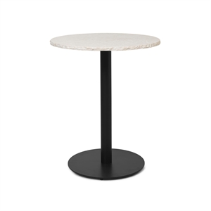 Ferm Living Minerale Cafétafel Ø60 Bianco Curia Marmer