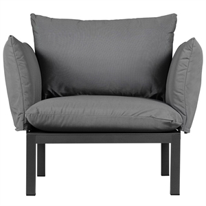 Fiam Domino Armsteun Set van 2 Antraciet