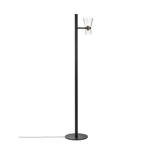Flos Nocturne F1 Kegelvormige Vloerlamp Zwart