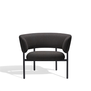 Møbel Copenhagen Font Fauteuil met Armleuningen Bouclé Zero 0010/ Zwart Onderstel