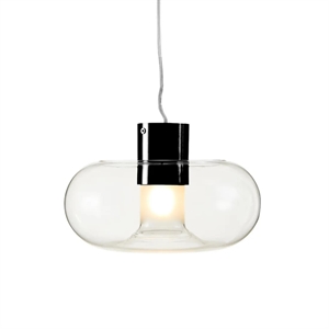 FontanaArte Fontanella Hanglamp Groot Chroom/ Zwart