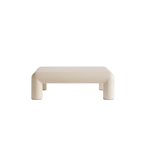 FORMARKIVET Cubio salontafel 110x110 semi-glanzend Beige