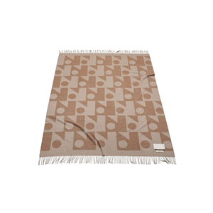 FORMARKIVET Repeat Logo Rug Licht Taupe/Karamel Bruin