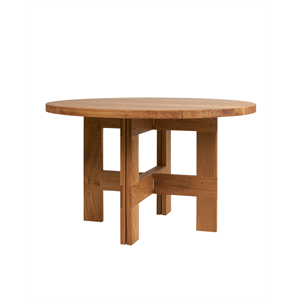 Frama Farmhouse Trestle Eettafel Ø120 Natuurlijk Eiken