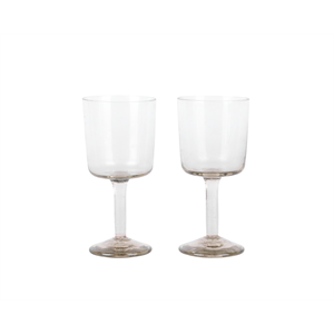 Frama Isle Stem Glass Set van 2 100ml Licht Gerookt