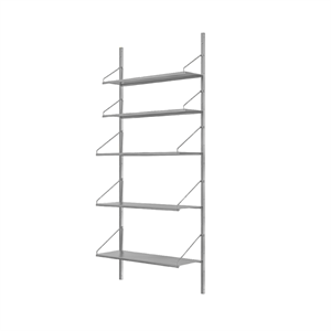 Frama Plank Bibliotheek Enkelvoudige Plank 185,2x80 Roestvrij Staal