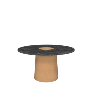 Frama Sintra Eettafel Zwart Marmer/Kurk