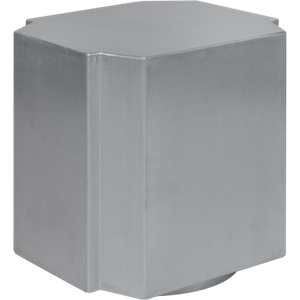 Louise Roe Funki 01 Kruk Geborsteld Aluminium
