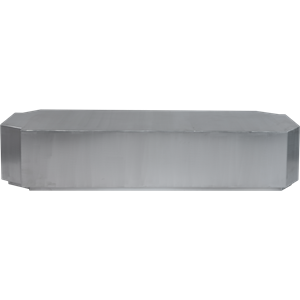 Louise Roe Funki Salontafel Rechthoekig Geborsteld Aluminium