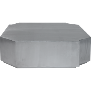 Louise Roe Funki Salontafel Vierkant Geborsteld Aluminium