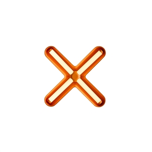 Loom Design Fuzz Wandlamp Zwart/ Oranje