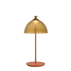 Kartell PUMO Tafellamp Amber/Baksteenrood