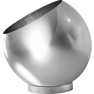 AYTM GLOBE Potplant Ø17 Zilver