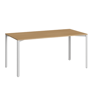 +Halle Grid Tafel 80x160 Eiken/ Licht Grijs