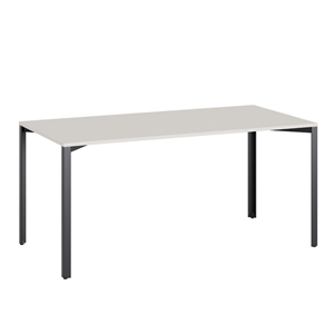 +Halle Grid Tafel 80x160 Katoen Wit/ Zwart
