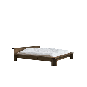 Rye Sleep Hem Bedframe 140x210 Gerookt Rood Eiken