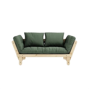 Karup Beat Sofa met Matras 756 Olijfgroen/Onbewerkt