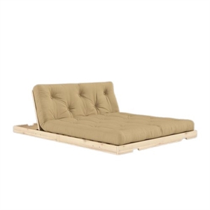 Karup Flip Slaapbank met Matras 140x200 Cm, Beige/onbewerkt