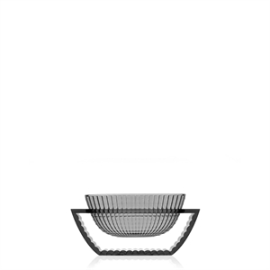 Kartell U Shine Bowl Gerookt Grijs
