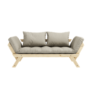 Karup Design Bebop Sofa M. 4-laags Matras 914 Linnen/helder Gelakt