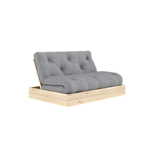 Karup Design slaapbank met matras 140x200 Grijs/ blank gelakt