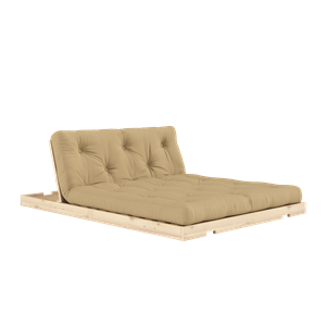 Karup Flip Slaapbank met Matras 140x200 Cm, Beige/onbewerkt