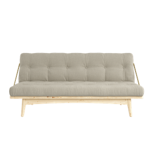 Karup Design Folk Sofa M. 5-laags Matras 914 Linnen/helder Gelakt