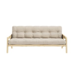 Karup Design Grab Sofa M. 5-laags Matras 747 Beige/ Blank Gelakt